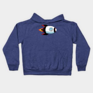 Goldfish Rocket ship Kids Hoodie